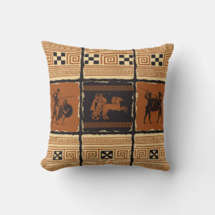 on the theme of Ancient Greece in form of a set o Cushion