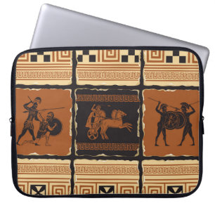 on the theme of Ancient Greece in form of a set o Laptop Sleeve