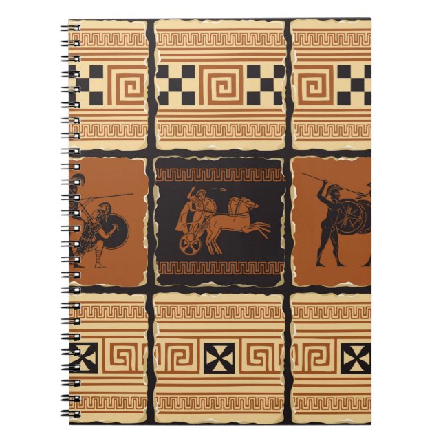  on the theme of Ancient Greece in form of a set o Notebook (Front)