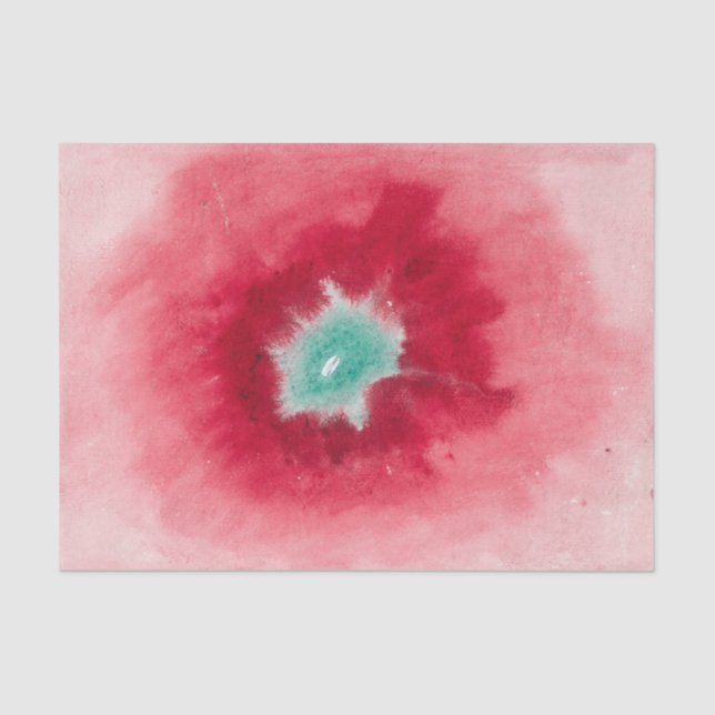 On the Viewing of Flowers and Trees, 1920 by Hilma Tissue Paper (Front)