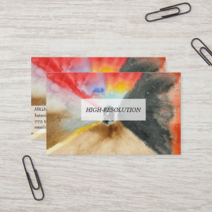 On the Viewing of Flowers and Trees, 1922 by Hilma Business Card