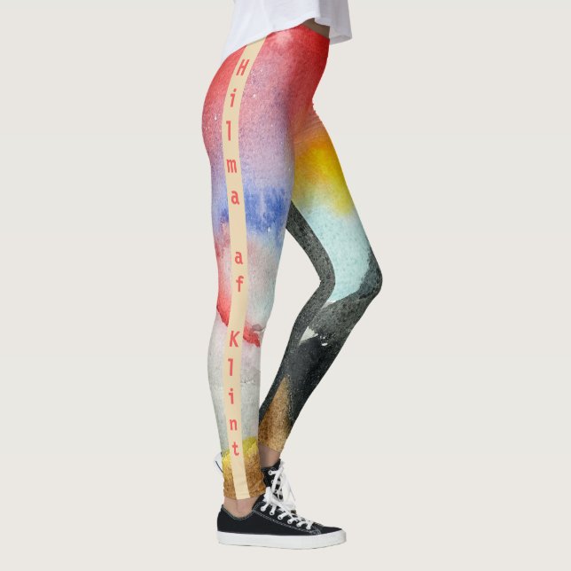 On the Viewing of Flowers and Trees, 1922 by Hilma Leggings (Right)