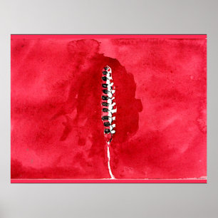 On the Viewing of Flowers and Trees, Grain Poster