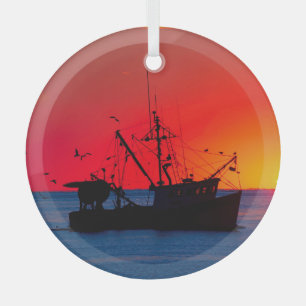On The Water Glass Tree Decoration