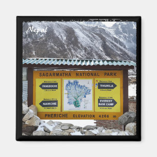 On the way to Everest, Himalayas - Nepal Magnet