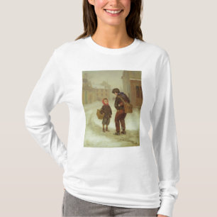 On the way to school in the snow, 1879 T-Shirt