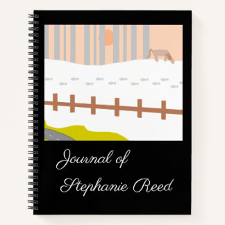 On the Way to Sioux Falls: 8.5" x 11" Notebook