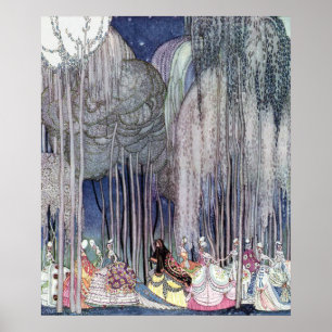 On the Way to the Dance by Kay Nielsen Poster
