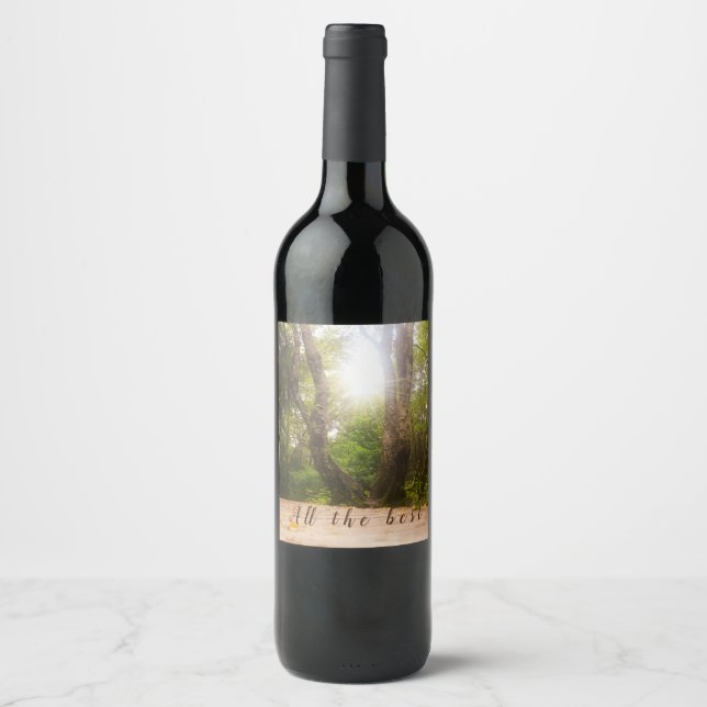 On the way...    wine label (Front)