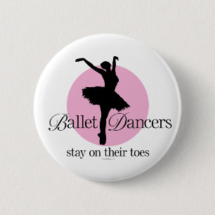 On Their Toes (Ballet) 6 Cm Round Badge