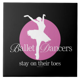 On Their Toes (Ballet) Ceramic Tile
