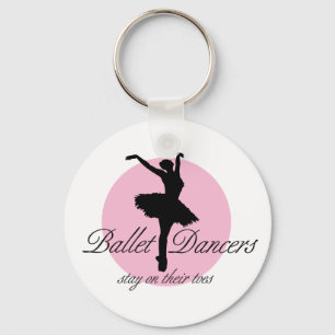 On Their Toes (Ballet) Key Ring