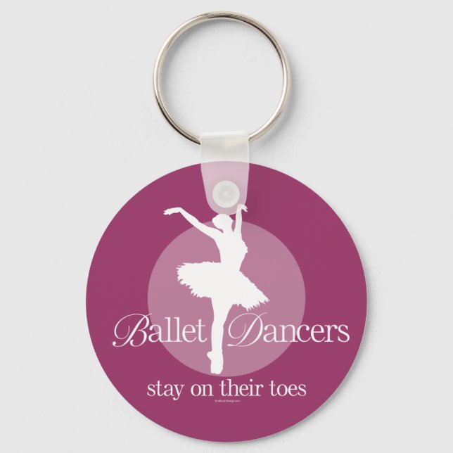 On Their Toes (Ballet) Keychain (Front)