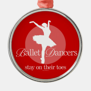 On Their Toes (Ballet) Metal Tree Decoration