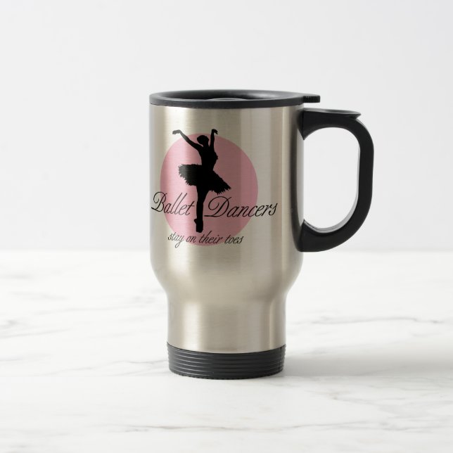 On Their Toes (Ballet) Travel Mug (Right)