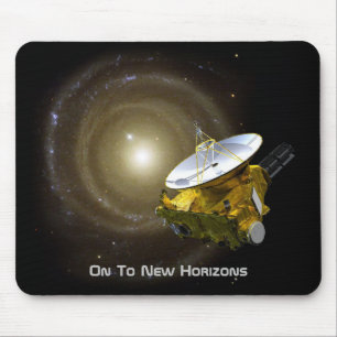 On To New Horizons Interstellar Spacecraft Mouse Pad