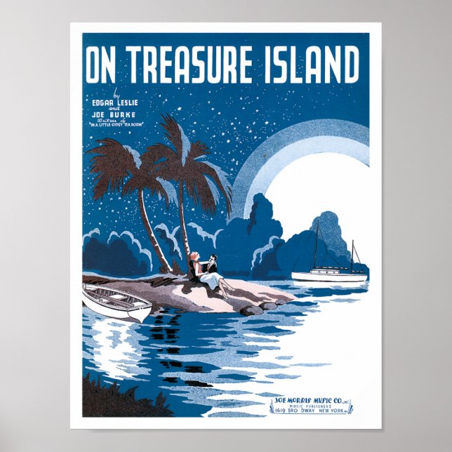 On Treasure Island poster (Front)