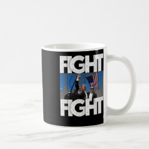 On Trump Fight For America Trump Undefeatable 2  Coffee Mug