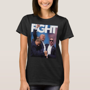 On Trump Fight For America Trump Undefeatable 3 T-Shirt
