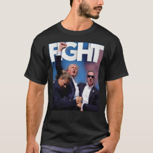 On Trump Fight For America Trump Undefeatable 3 T-Shirt