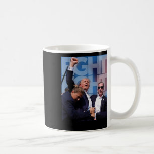 On Trump Fight For America Trump Undefeatable 4  Coffee Mug