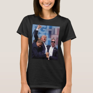 On Trump Fight For America Trump Undefeatable 4  T-Shirt