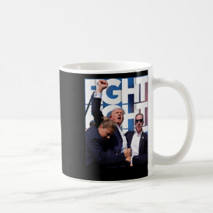 On Trump Fight For America Trump Undefeatable  Coffee Mug