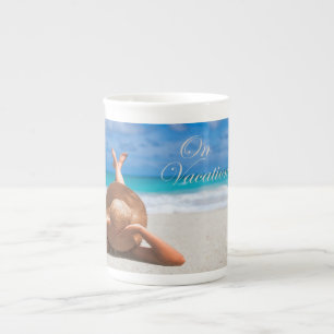 On Vacation Bone China Mug