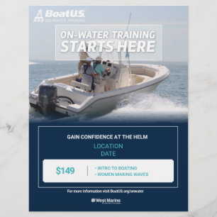 On-Water Training Flyer