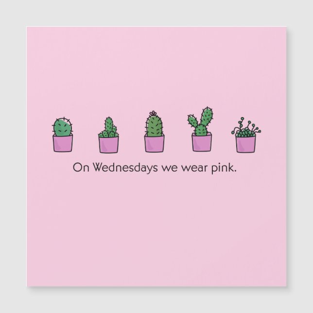 On Wednesdays We Wear Pink  (Front)