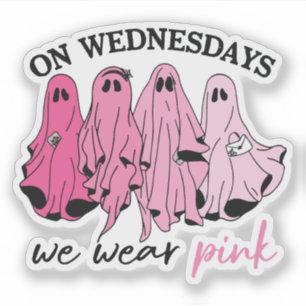 On wednesdays we wear pink ghost boo gang