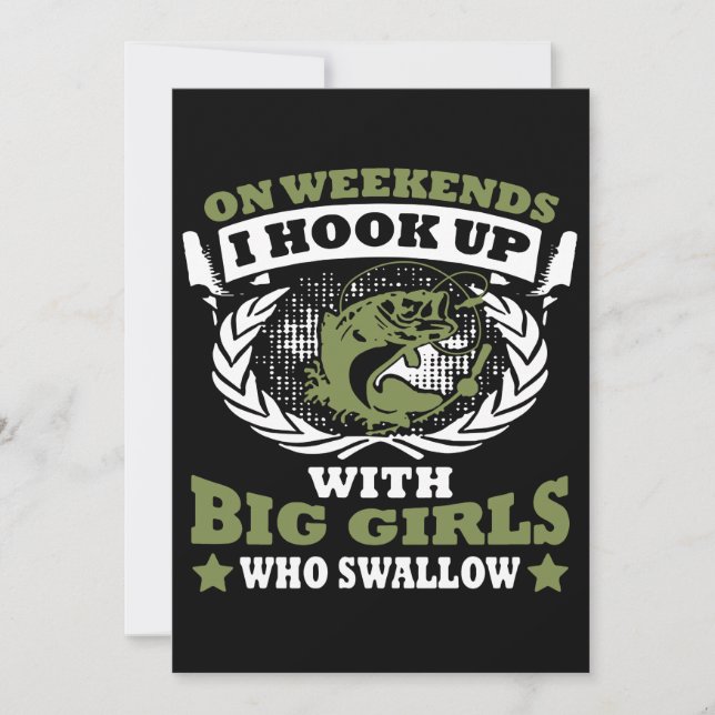 on weekends  I hook up with big girls who swallow (Front)