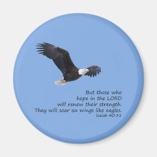 On Wings Like Eagles Magnet