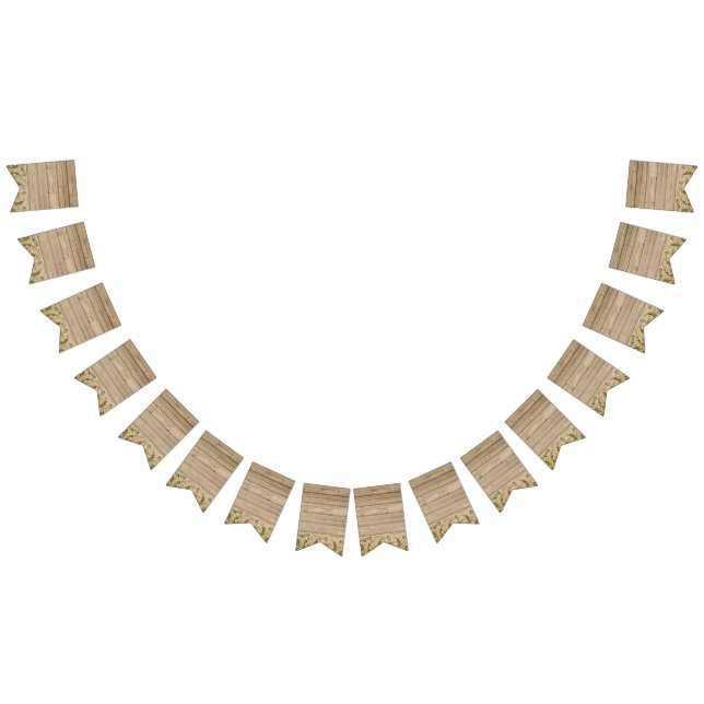 On  Wood Roses Beige Bunting (All)