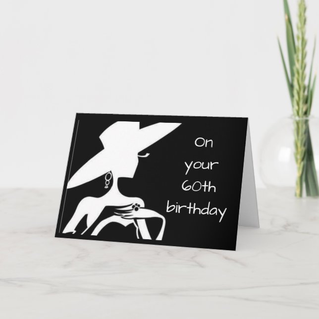 ON YOUR **60th** BIRTHDAY YOU LOOK FABULOUS Card (Front)