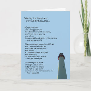 On Your Birthday, Dad... Card