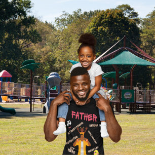 On Your Shoulders Daddy's My Hero T-Shirt