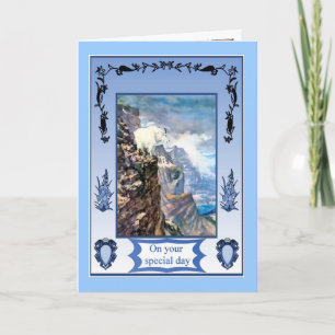 On your special day, Mountain goat Card