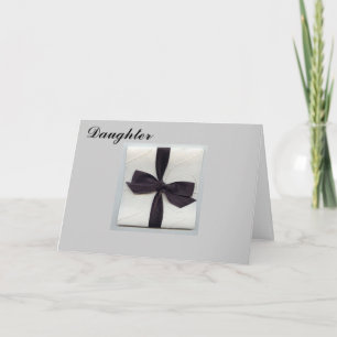 ON YOUR WEDDING DAY "DAUGHTER" CARD