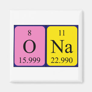 Ona periodic table name magnet