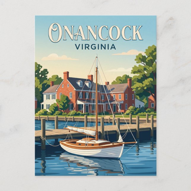 Onancock USA Postcard (Front)