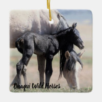 Onaqui Wild Horses Ornament