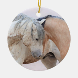 Onaqui Wild Horses Ornament