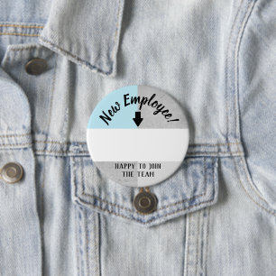 Onboarding new employee welcome name button