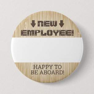 Onboarding new employee welcome name button