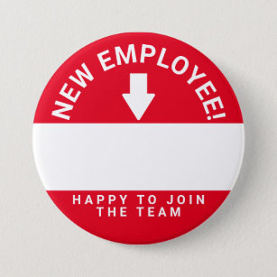 Onboarding new employee welcome name button