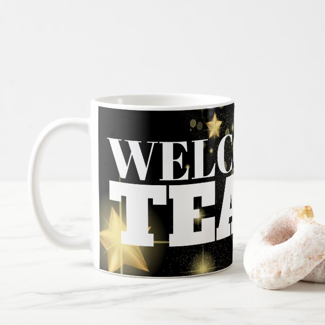 Onboarding newbie new employee welcome treat coffee mug (With Donut)