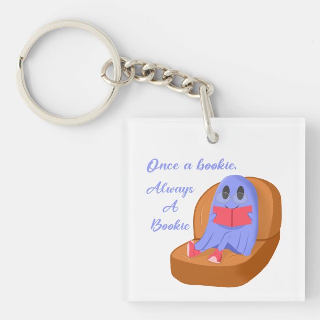 Once a Bookie Always a Bookie  Key Ring (Front)