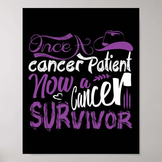 Once A Cancer Patient Now A Cancer Survivor  Poster (Front)