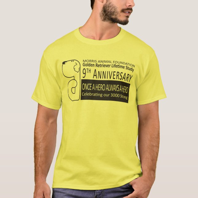 Once a Hero Always a Hero light colour design T-Shirt (Front)